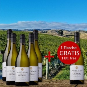 5+1 Set Lawson's Dry Hills Sauvignon Blanc 2023 - 1 Flasche GRATIS
